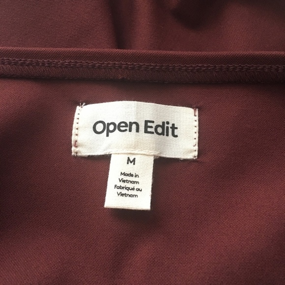 πΈ Nordstrom Open Edit Tube Top Rayon Blend Jersey Milk Chocolate Brown Tank - Picture 8 of 11